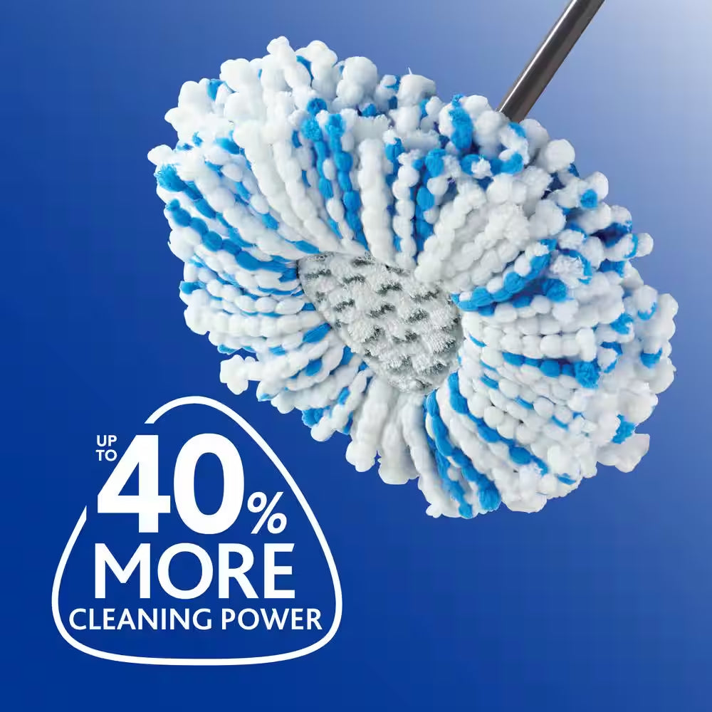 Rinseclean Deep Clean Microfiber Spin Mop, Clean with Clean Water (The Home Depot Exclusive)