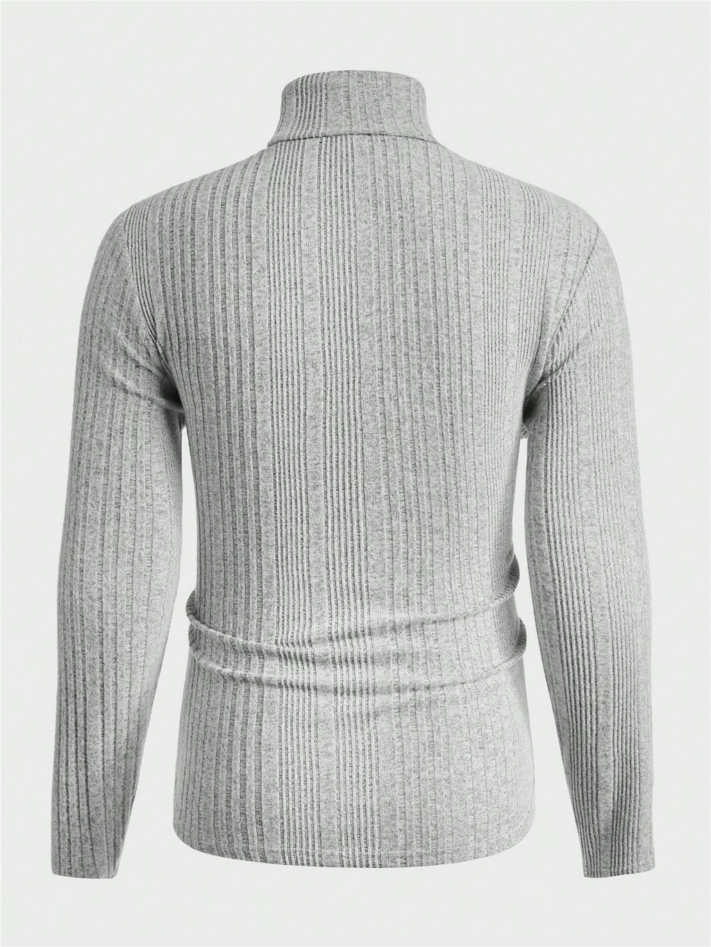 Mainfolk 3Pcs Men'S Casual Knit Turtleneck T-Shirts, Daily Wear