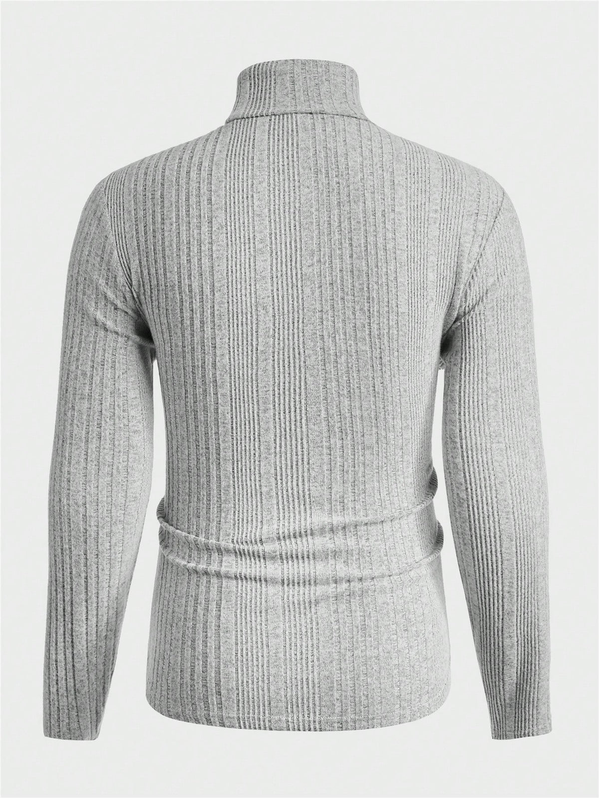 Mainfolk 3Pcs Men'S Casual Knit Turtleneck T-Shirts, Daily Wear