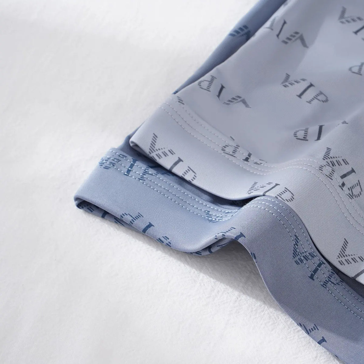 Men'S "VIP" Letter Solid Breathable Boxer Briefs, Regular Fit Casual Panties, Fashion Comfortable Underwear Set, Summer Outfits 2024