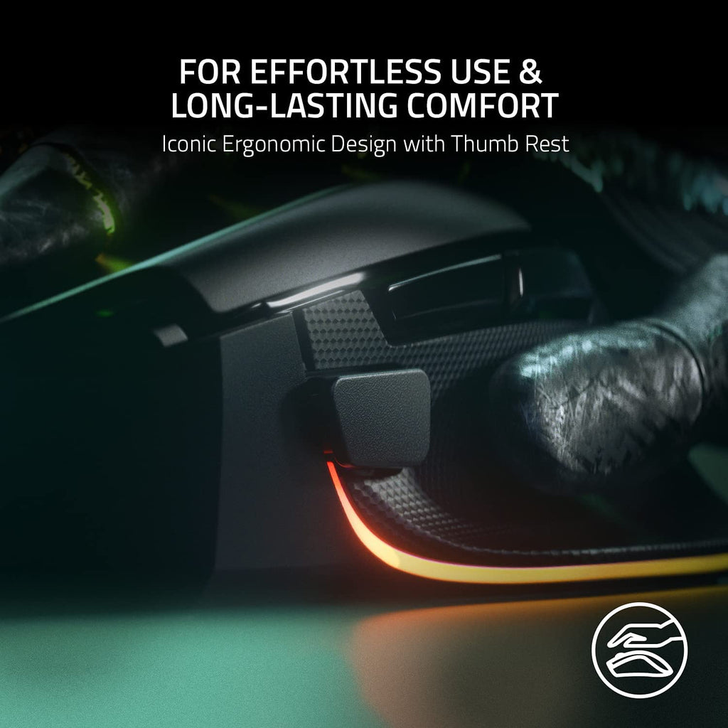 Razer Basilisk V3 - Ergonomic Wired Gaming Mouse for Gaming