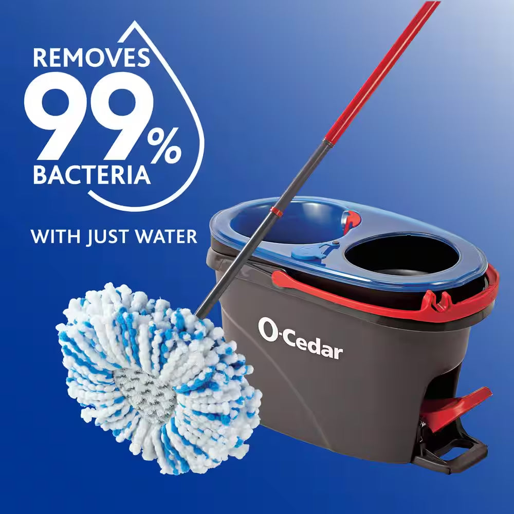Rinseclean Deep Clean Microfiber Spin Mop, Clean with Clean Water (The Home Depot Exclusive)