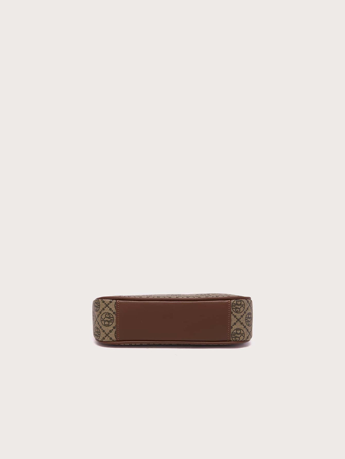 DK DKMG 1Pc Faux Leather Letter Print Chain Strap Shoulder Bag, Suitable for Daily Use or Holiday Gifts