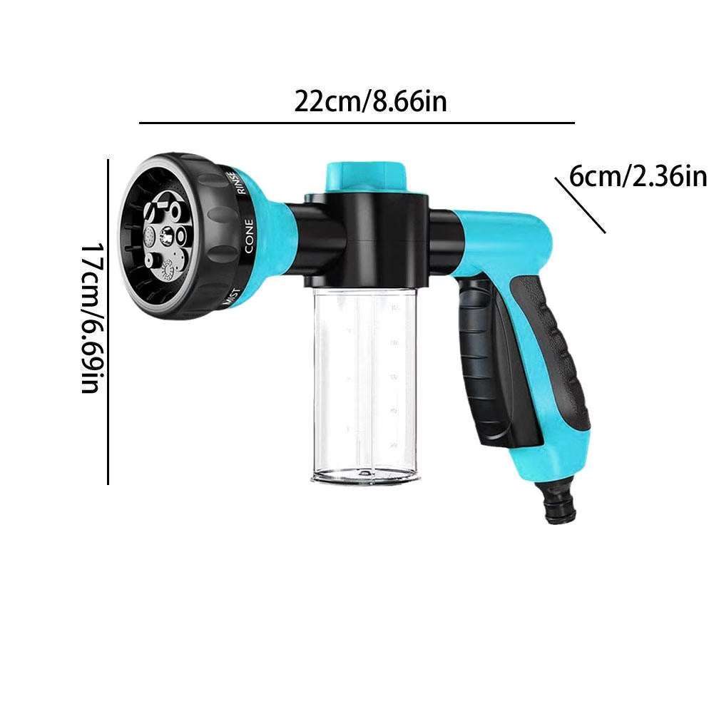Transform Your Outdoor Cleaning with the Ultimate 8-Pattern Garden Hose Nozzle – Perfect for Dog Washing, Car Cleaning, and More!