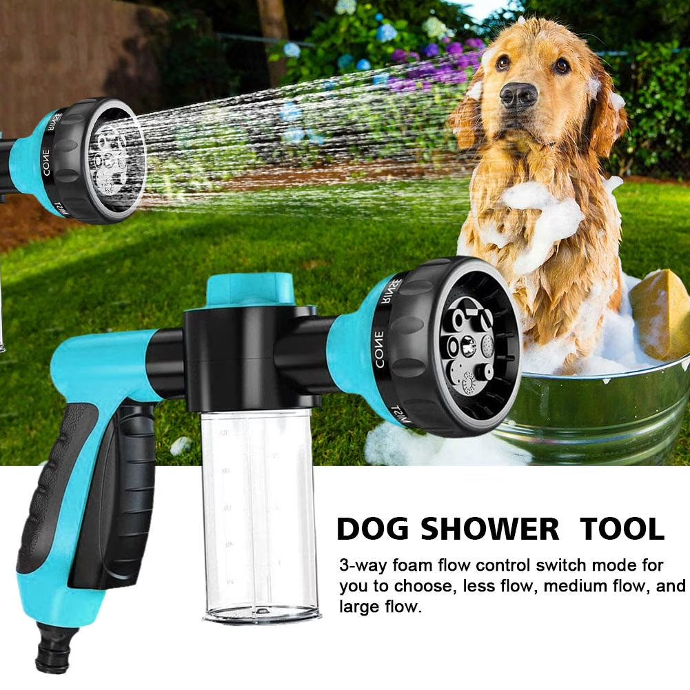 Transform Your Outdoor Cleaning with the Ultimate 8-Pattern Garden Hose Nozzle – Perfect for Dog Washing, Car Cleaning, and More!