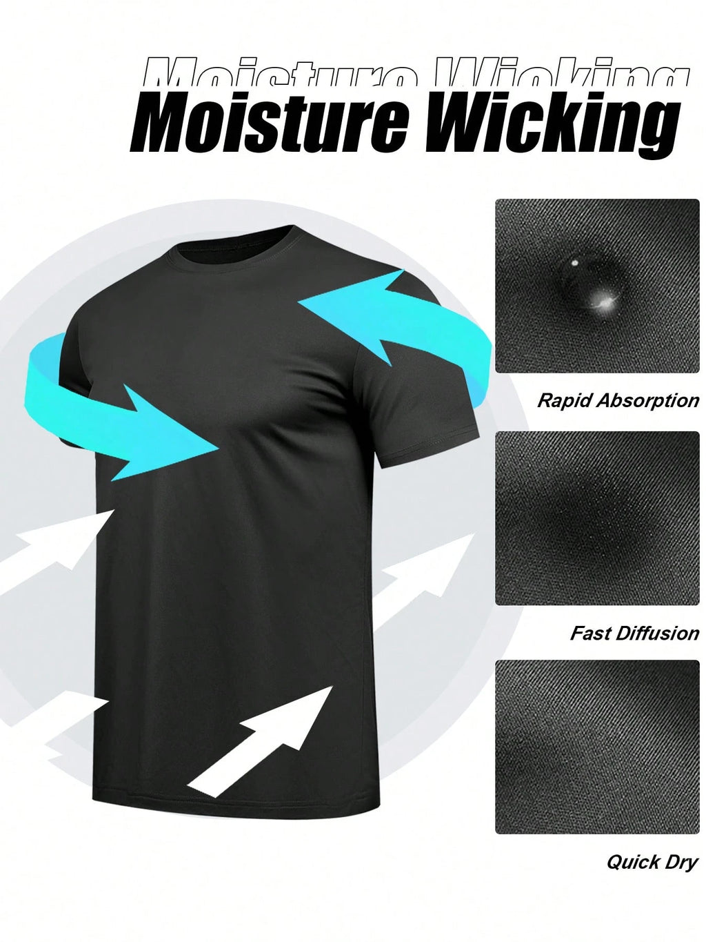 TELALEO 6-Pack Men'S Quick-Dry Athletic T-Shirts Fathers Day Gift Jersey for Men Summer Clothes Men Soccer Match Day 4Th of July Sports
