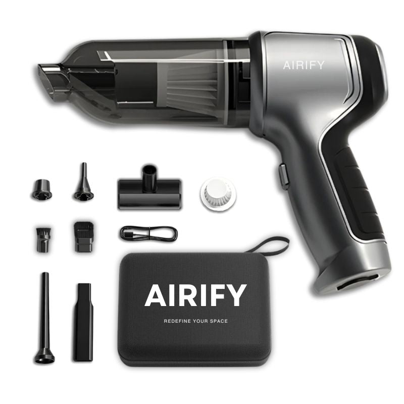 Ultimate Pro Portable Air Blower and Car Vacuum: Dual Power for Unmatched Cleanliness