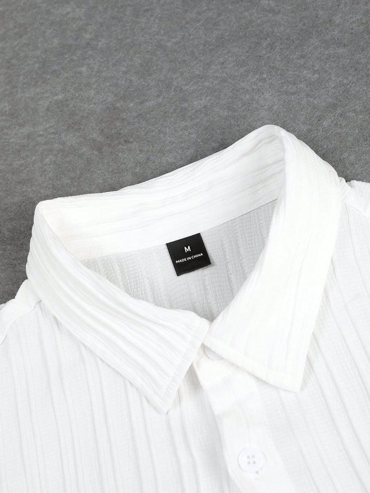 Manfinity Homme Men Solid Button up Shirt & Drawstring Waist Pants without Tee, Cozy Outfits, Formal