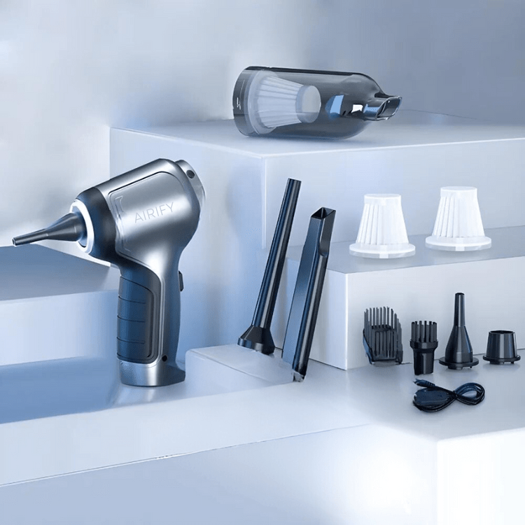 Ultimate Pro Portable Air Blower and Car Vacuum: Dual Power for Unmatched Cleanliness