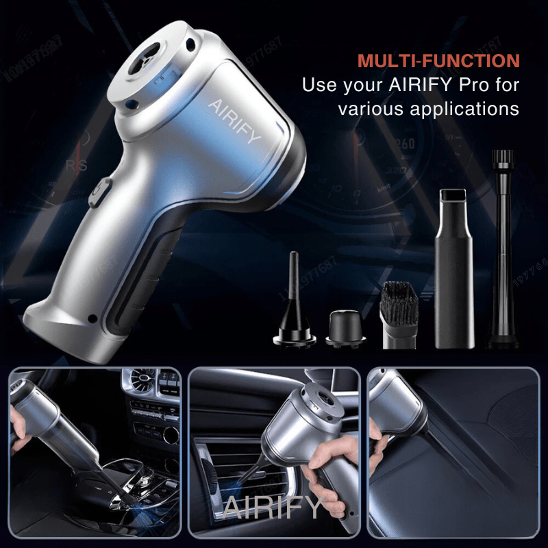 Ultimate Pro Portable Air Blower and Car Vacuum: Dual Power for Unmatched Cleanliness