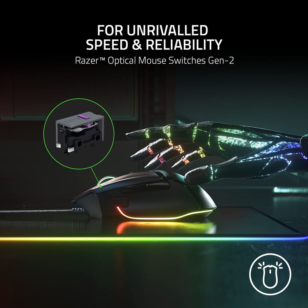 Razer Basilisk V3 - Ergonomic Wired Gaming Mouse for Gaming