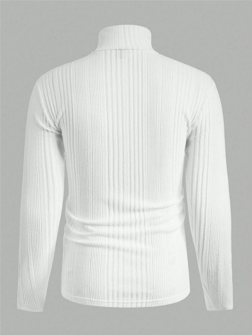 Mainfolk 3Pcs Men'S Casual Knit Turtleneck T-Shirts, Daily Wear