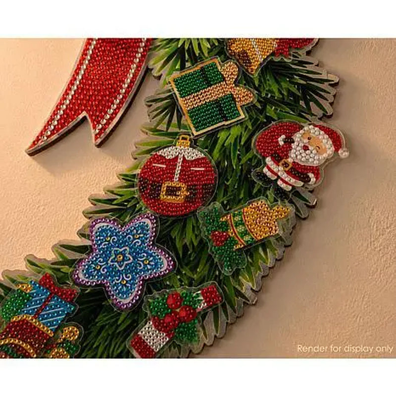 Craft Buddy Crystal Art 2026 Advent Calendar Christmas Wreath