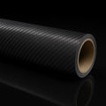 Epoxy High Gloss Black Carbon Fiber Vinyl Wrap, Anti-Wrinkle, Air Release Automotive Bubble Wrap, Self Adhesive Car Vinyl Sticker DIY Decals 5FT X 4FT