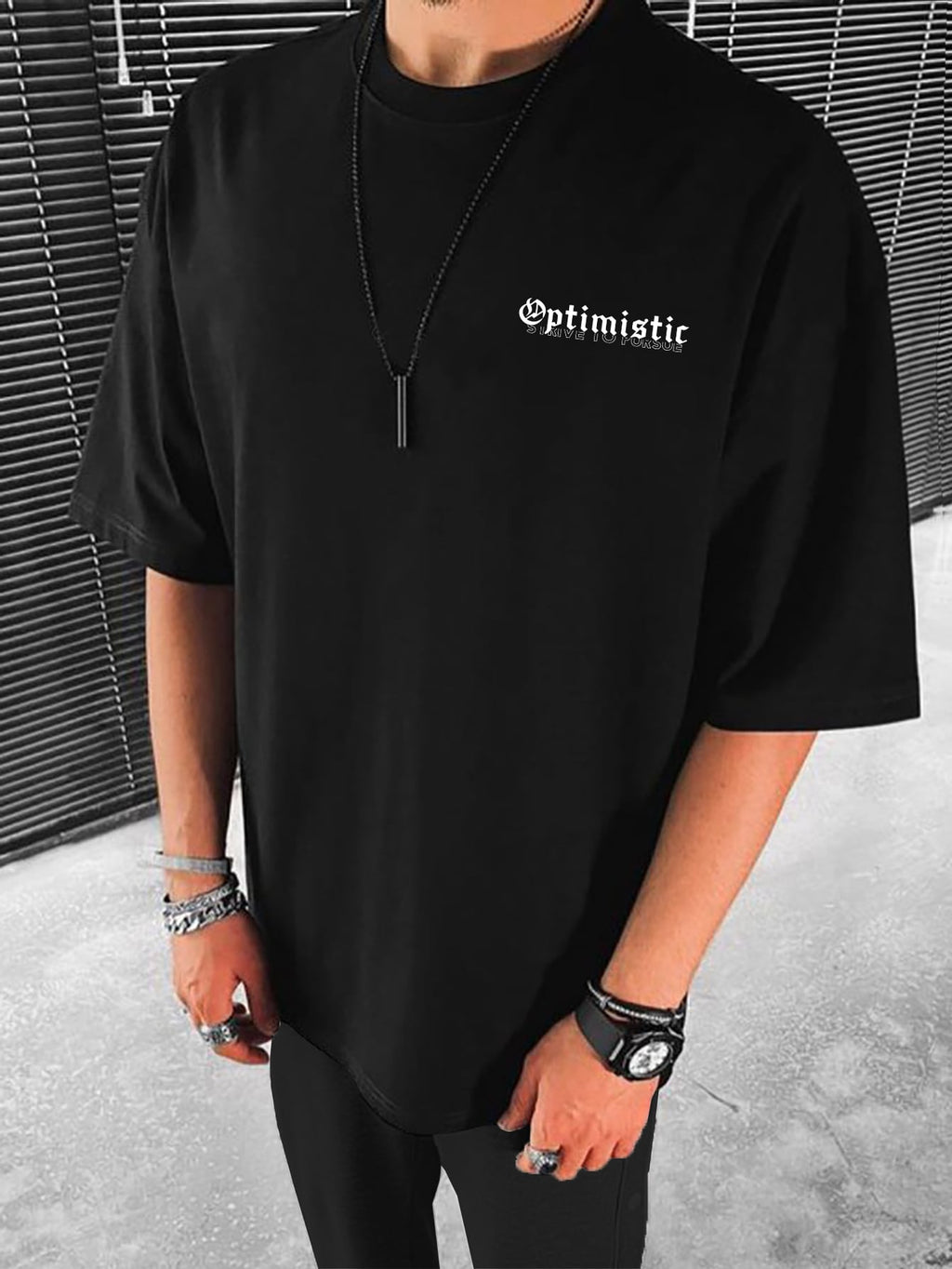 Manfinity LEGND Men T-Shirts Fit Crew Neck Short Sleeve Graphic Tee Floral Street