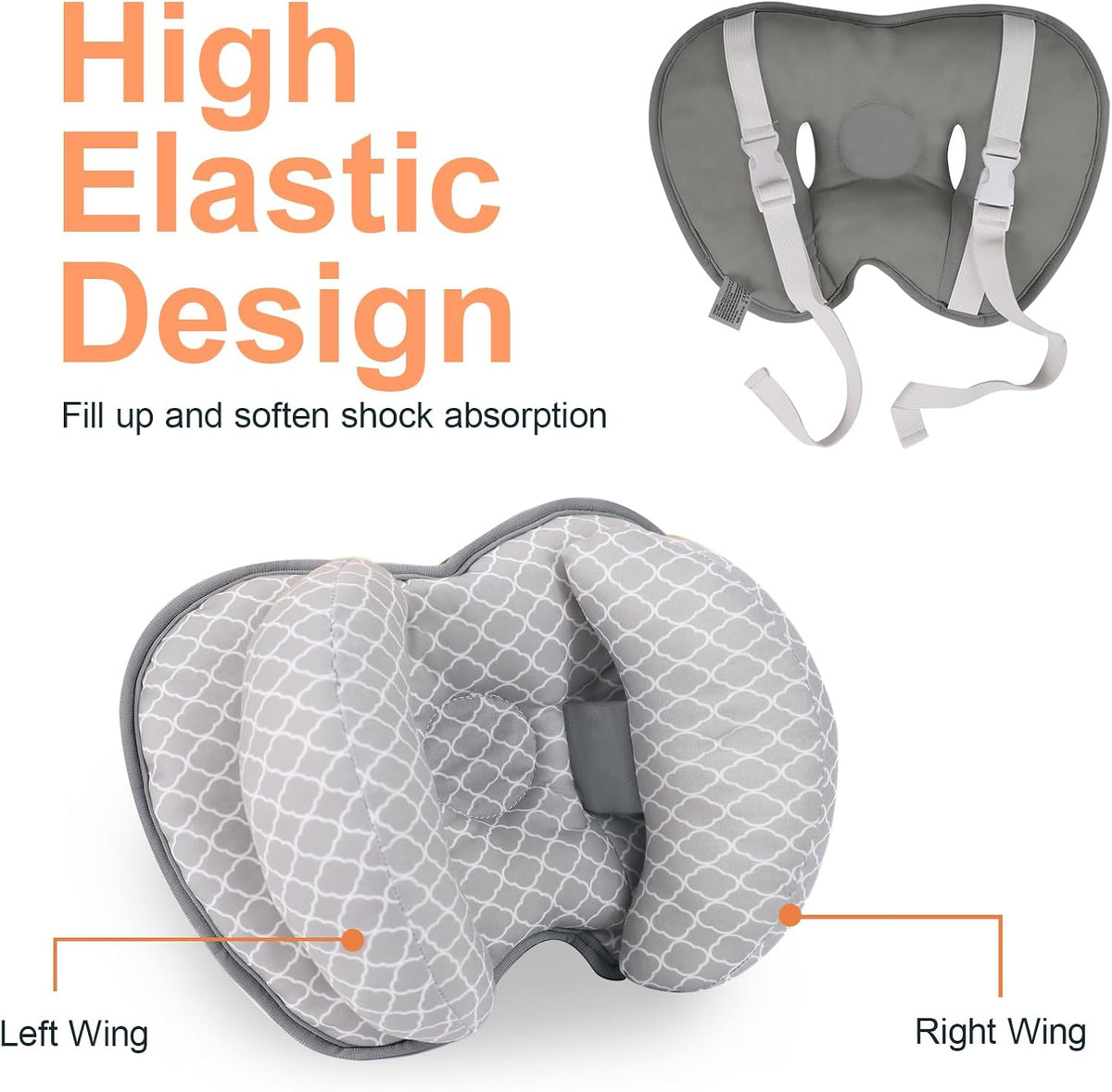 Baby Pillow for Newborn, Baby Neck Head Support Pillow