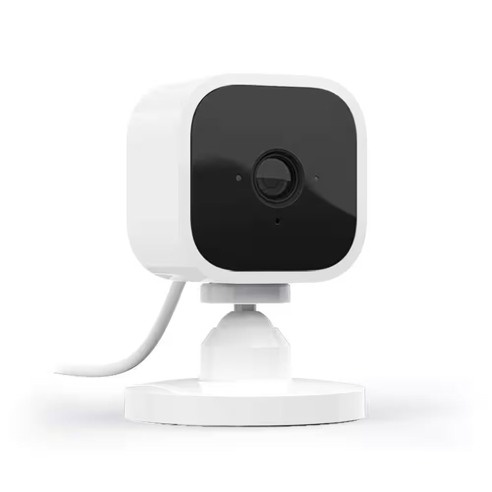 Mini Indoor Wired 1080P Wi-Fi Security Camera in White
